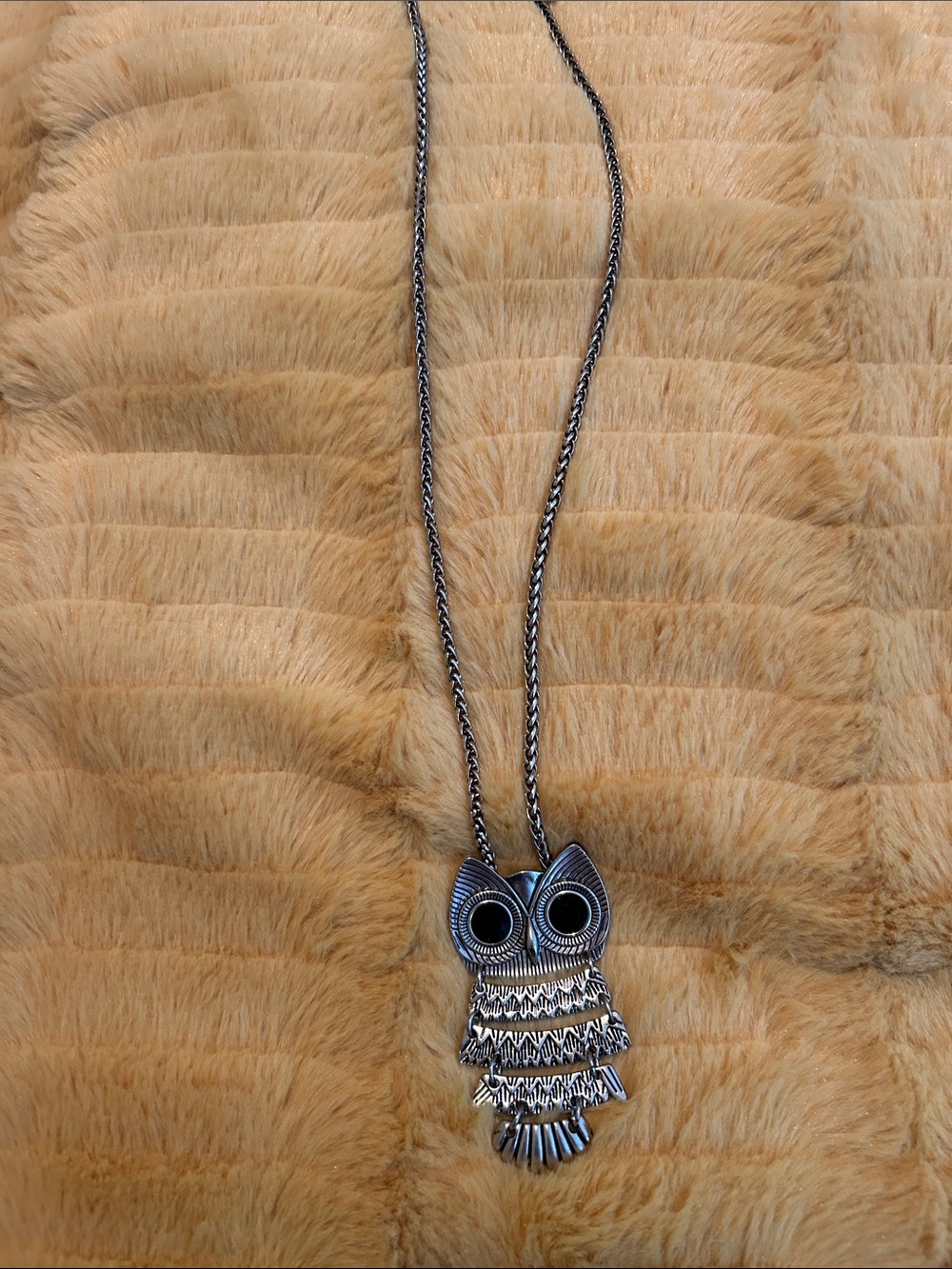 Park Lane Silver-Tone Hootie The Owl Necklace - 28 inch